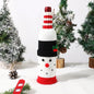 Christmas Santa Knitted Wine Bottle Case Elk Snowman Red Wine Champagne Bottle Cloth
