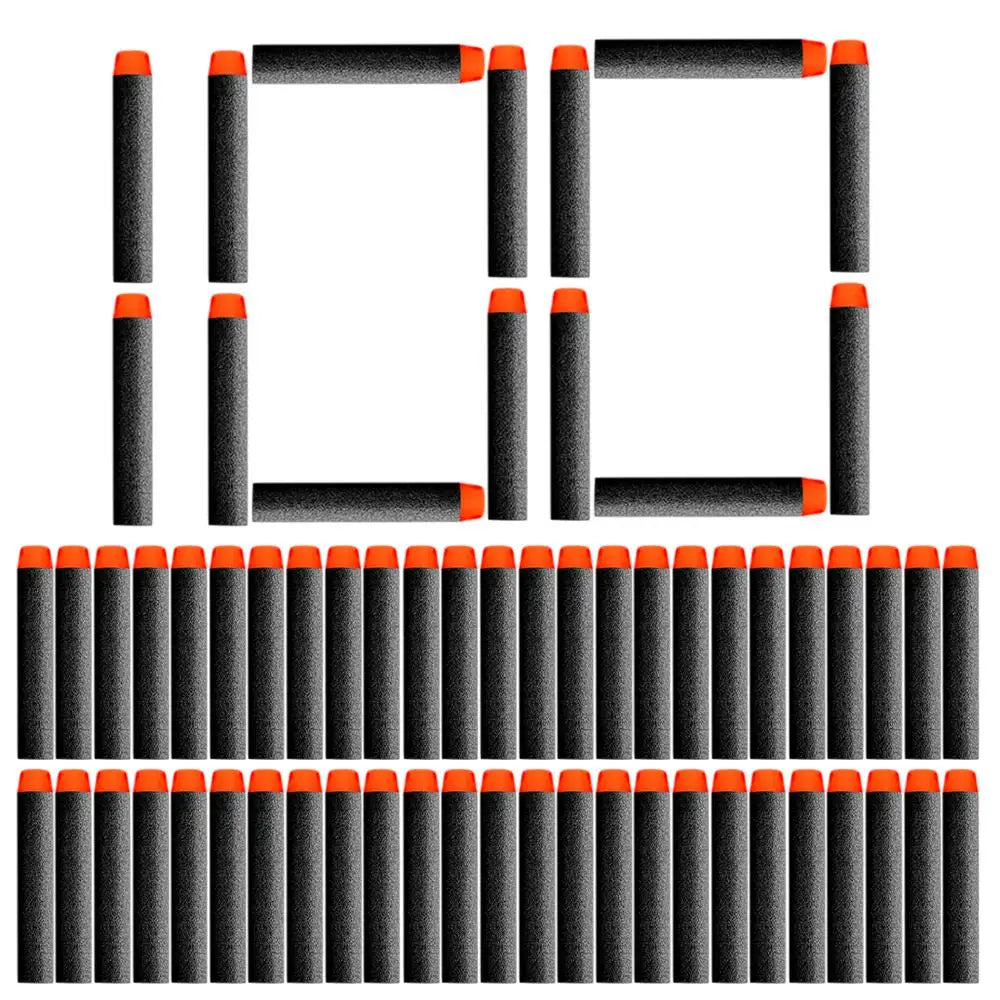 Electric Darts Toy Airsoft or Nerf Gun 7.2CM Hole Head Bullets Foam. Safe Sucker Bullet for Nerf Blasters Toy for Children