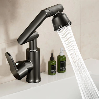 ABS Modern 360 Degree Swivel Kitchen Robotic Arm Faucet with Soft Bubble/shower Dual Mode Flexible Adjustment