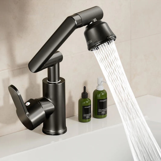 ABS Modern 360 Degree Swivel Kitchen Robotic Arm Faucet with Soft Bubble/shower Dual Mode Flexible Adjustment