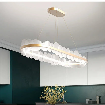 Nordic Modern Minimalist Creative Acrylic Chandelier For Bedroom & Dining Room Decor.