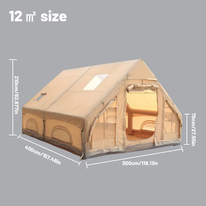 Inflatable water-resistant  camping tent 4-8 people