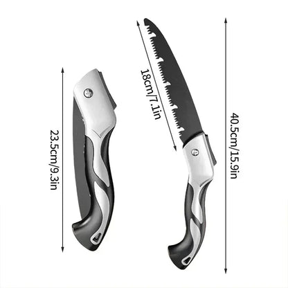 Folding Hand Saw Multifunctional Outdoor Logging Saw, Woodworking Folding Portable Saw For Garden Pruner Gardening Tools