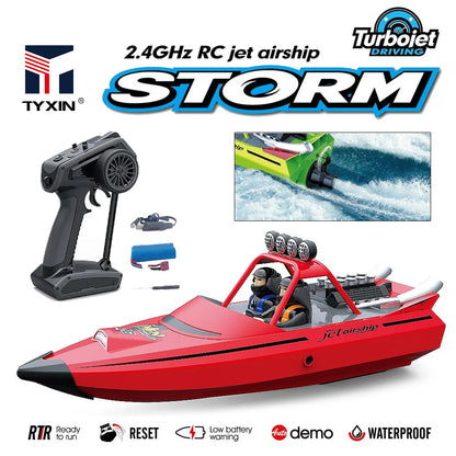 TY725 RC Boat TURBO JET PUMP & High-Speed Remote Control Jet Boat.  Adult & Children Gift