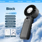 KINSCOTER Outdoor Foldable Portable Handheld Mini Cooling Fan. Rechargeable 3600mAh 100-level Free Control High Speed Turbo Fan