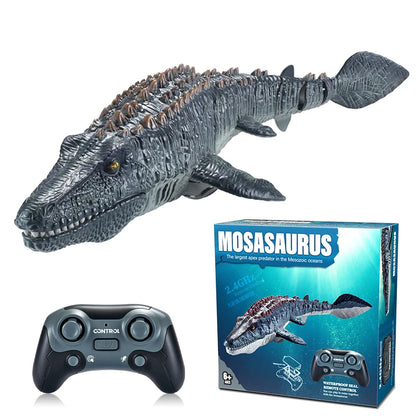2.4G Remote Control Mosasaurus Dinosaur Pool Water Monster. Outdoor Toys for Boys, Girls & Kids