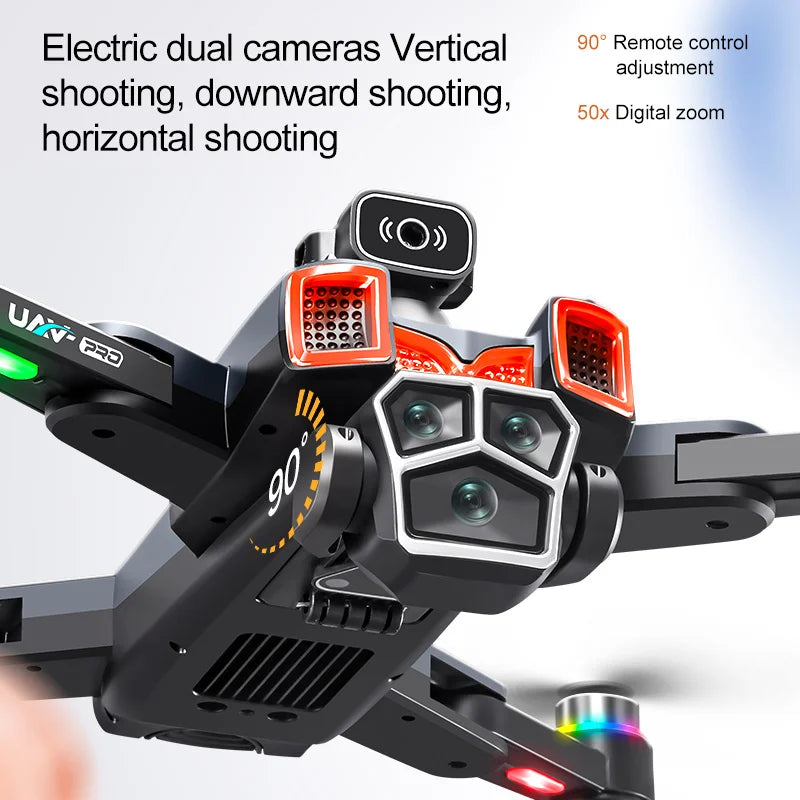 Lenovo Drone A19 Pro 4K HD 8K Professional 5G GPS Dual Camera Photography Brushless Foldable Quadcopter RC Distance Drones Toys