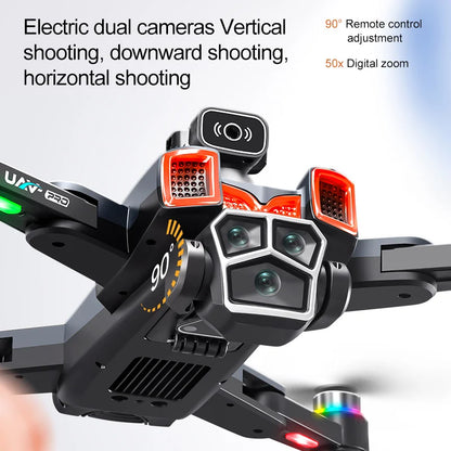 Lenovo Drone A19 Pro 4K HD 8K Professional 5G GPS Dual Camera Photography Brushless Foldable Quadcopter RC Distance Drones Toys