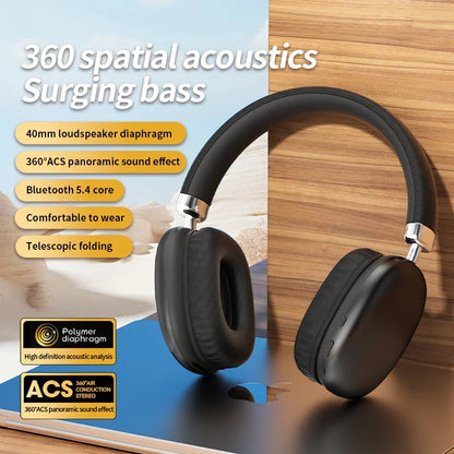2025 NEW Air Max Bluetooth Headphones, stereo surround sound good for gaming