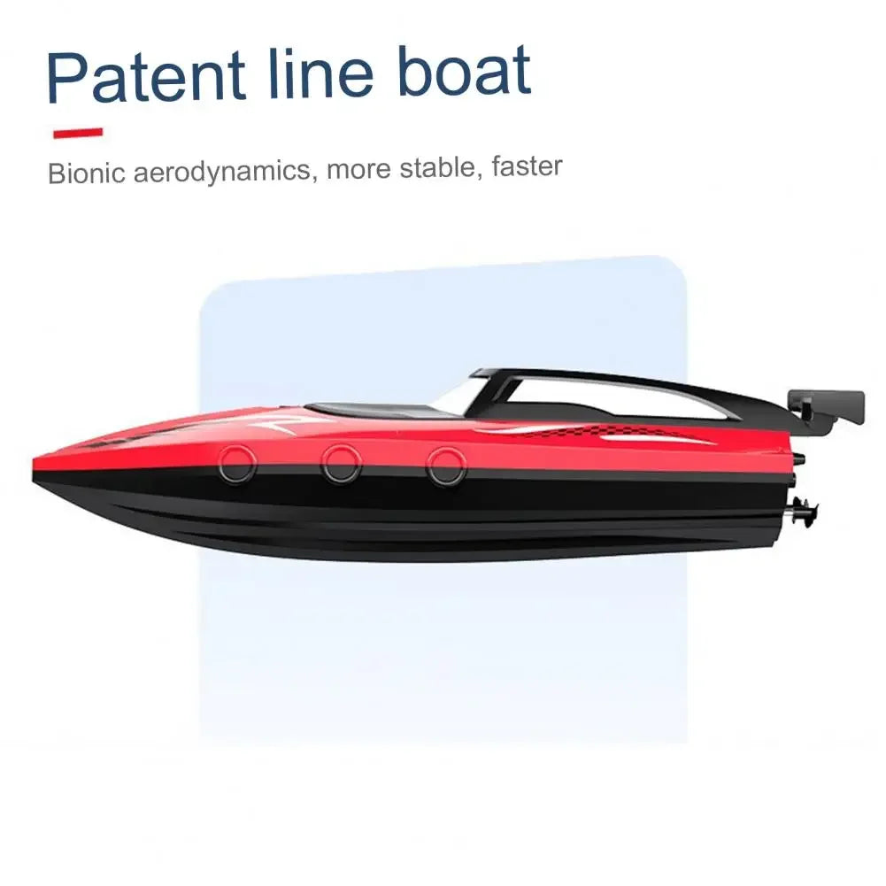 RC Boat With LED Lights. 2.4G RC Boat RC Boat Kids Toy for Pools and Lakes. Suitable for Gifts