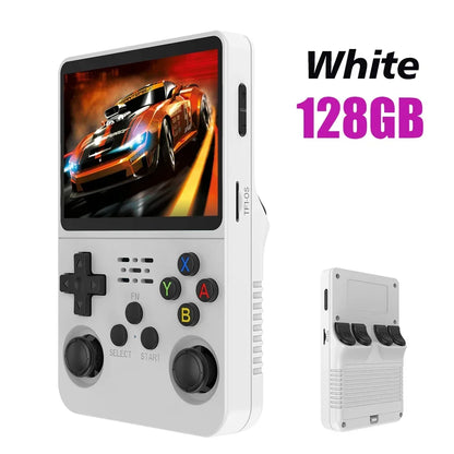 NEW R36S Retro Handheld Game Console Linux System 3.5 Inch IPS Screen Portable Pocket Video Player 64GB 128GB