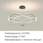Modern Minimalist Chandelier. Nordic Luxury Living Room LED Ceiling Lamps. Home Decor Designer Bedroom Hanging Lights