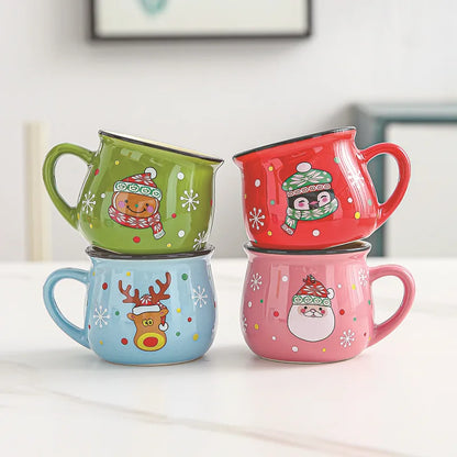 150ML Ceramic Christmas Mugs for Office or Home use. Best for Gifts