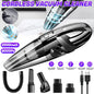 Wireless Handheld Vacuum Cleaner Portable, Wet & Dry Handheld strong Suction Cordless 12000pa