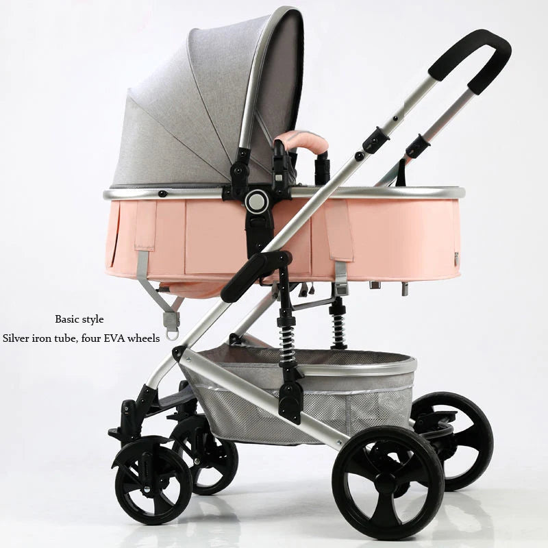 Newborn 2 In 1 Baby Stroller,Luxury high landscape baby carriage,Folding pram,travel Pushchair,baby trolley car,baby strollers