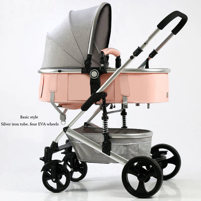 Newborn 2 In 1 Baby Stroller,Luxury high landscape baby carriage,Folding pram,travel Pushchair,baby trolley car,baby strollers