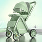 Upgraded Baby Strollers can Sit and Lie Down, High Landscape Lightweight Folding Two-way Stroller Children Stroller