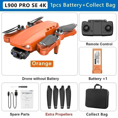 L900 Pro SE MAX GPS Drone 4K Professional Dual HD Camera 5G WIFI 360° Obstacle Avoidance Brushless Motor Rc FPV Quadcopter Drone