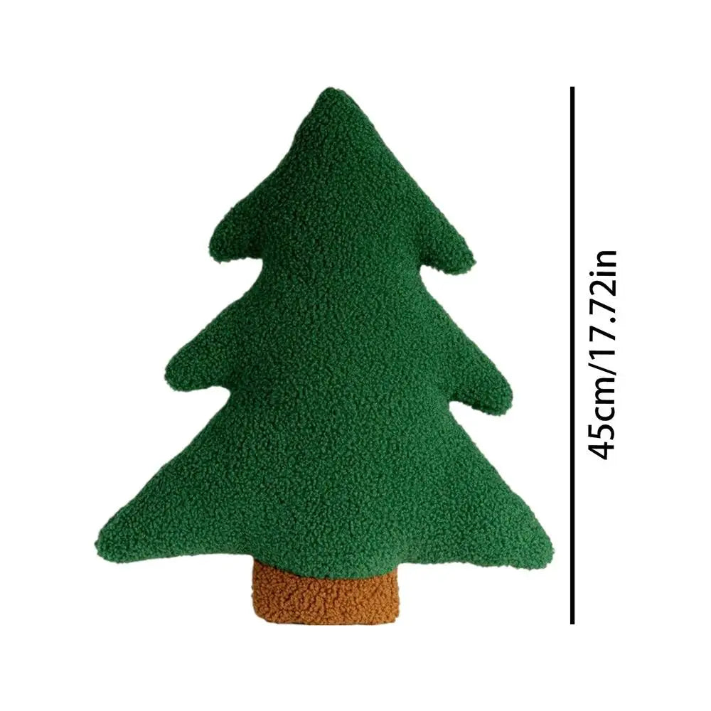 30/45cm Christmas Tree Pillow Festive Holiday Sofa Bed Decorations & Cute Gift for Friends & Family
