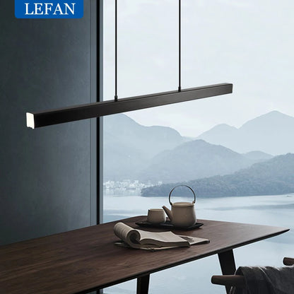 Modern minimalist Nordic chandelier. Creative personality led bar dining table study office lighting indoor lamps