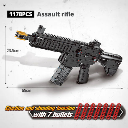 ZKZC WW2 Military Weapon Shotgun Sniper Rifle Children Toys Gifts