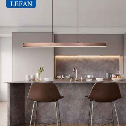 Modern minimalist Nordic chandelier. Creative personality led bar dining table study office lighting indoor lamps