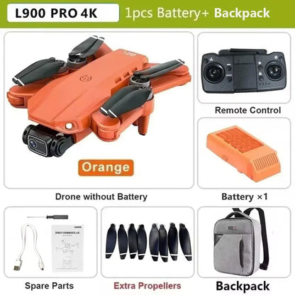 L900 Pro SE MAX GPS Drone 4K Professional Dual HD Camera 5G WIFI 360° Obstacle Avoidance Brushless Motor Rc FPV Quadcopter Drone