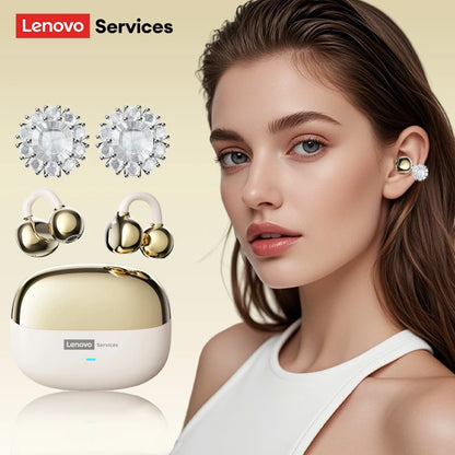 Lenovo LE302 OWS Ear clip Wireless Earphones. Low Latency, HD Call Quality Bluetooth Headphones.