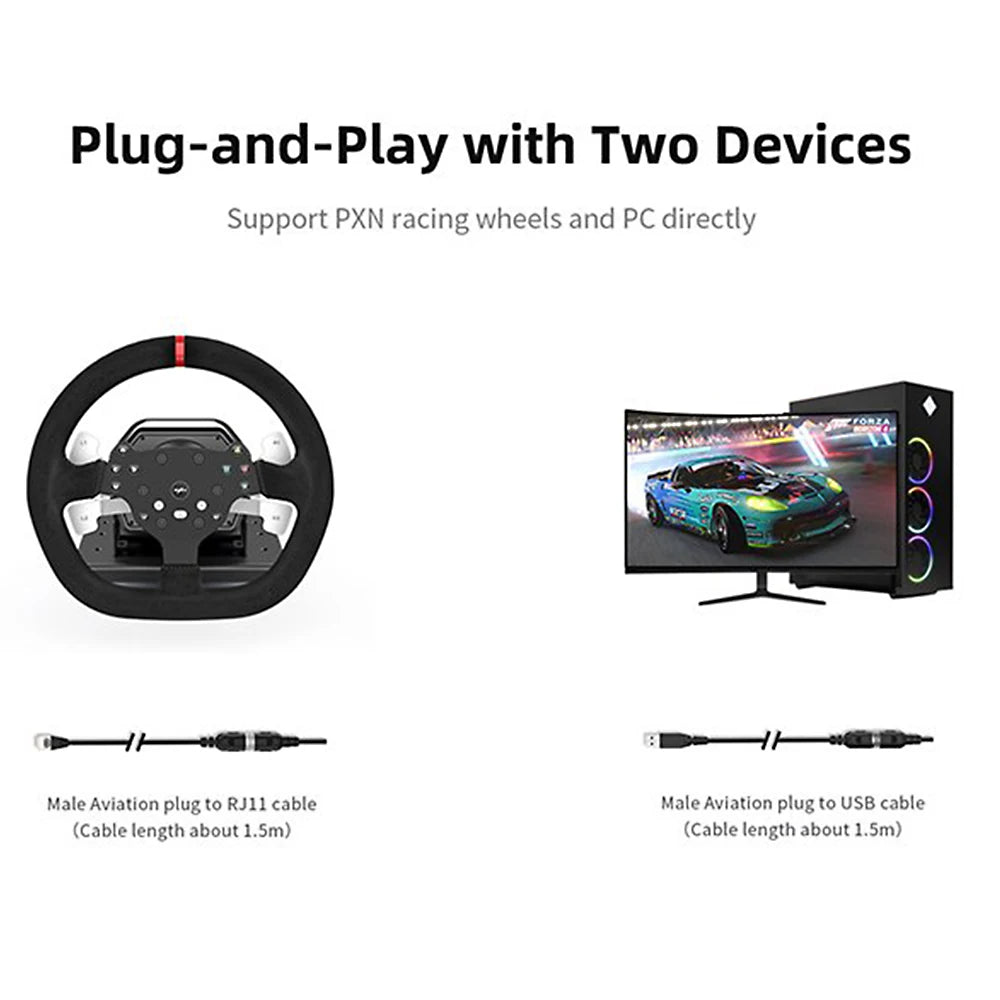 Original PXN-A7 joystick with 6+1 gear manual shift, compatible with PXN racing game wheel