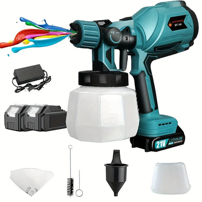 Electric Spray Gun Cordless Paint Sprayer 1L