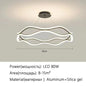 Modern Minimalist Chandelier. Nordic Luxury Living Room LED Ceiling Lamps. Home Decor Designer Bedroom Hanging Lights