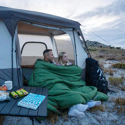 Naturehike Flannel Sleeping Bag Two Person with Pillows for Adults & Couples. All Seasons Camping Hiking Backpacking Sleeping Bag
