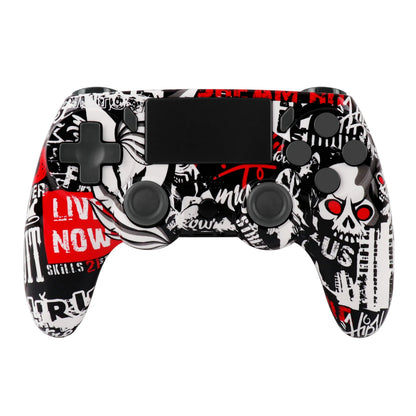 GAMINJA P47 Wireless Bluetooth Controller, Gamepad With 6-axis Gyroscope, Touchpad Dual Vibration For PS4 PC Wins 7 8