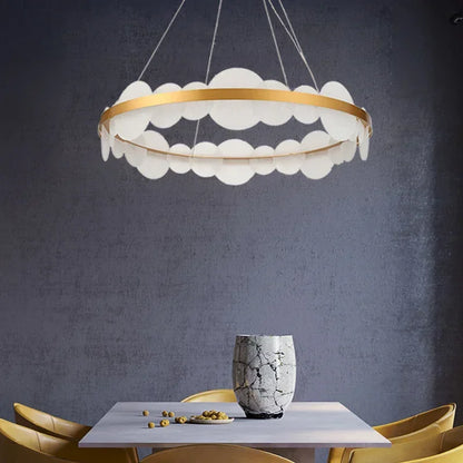 Nordic Modern Minimalist Creative Acrylic Chandelier For Bedroom & Dining Room Decor.