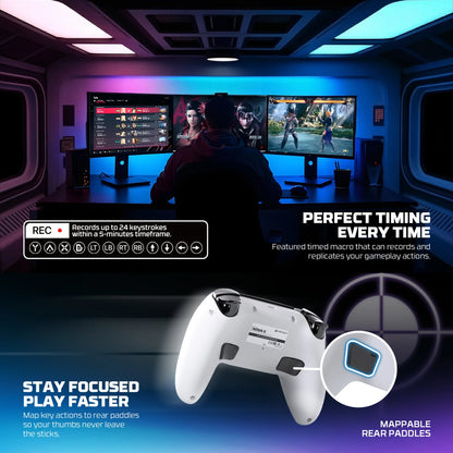 FANTECH NOVA II WGP16 Wireless controller with Hall Joystick and Effect Trigger & Built-in Speaker for PS4 NS2 Gamepad