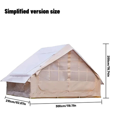 Inflatable water-resistant  camping tent 4-8 people