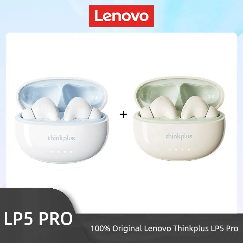 Lenovo LP5 PRO Wireless Bluetooth 5.4 Earphones TWS HiFi Sound for Gaming Earbuds