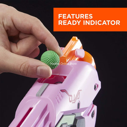 Hasbro Nerf Overwatch D.Va Rival Blaster with 3 Overwatch Rival Rounds. Toy gun for Kids & Boys