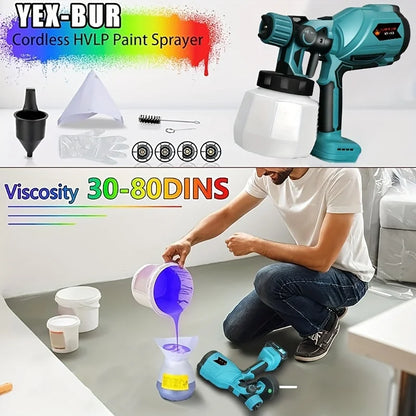Electric Spray Gun Cordless Paint Sprayer 1L