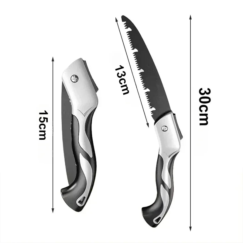 Folding Hand Saw Multifunctional Outdoor Logging Saw, Woodworking Folding Portable Saw For Garden Pruner Gardening Tools