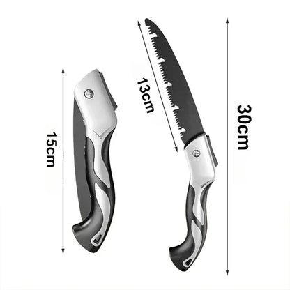 Folding Hand Saw Multifunctional Outdoor Logging Saw, Woodworking Folding Portable Saw For Garden Pruner Gardening Tools