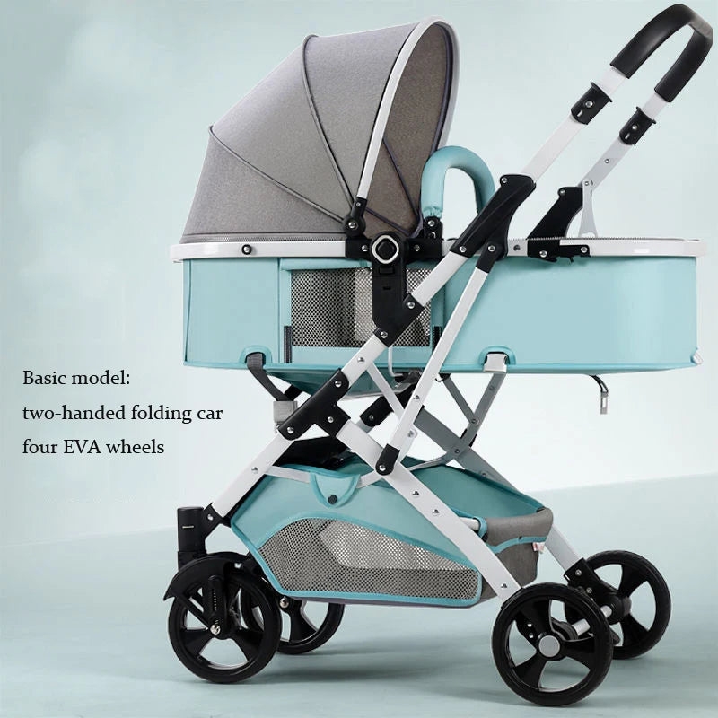 Newborn 2 In 1 Baby Stroller,Luxury high landscape baby carriage,Folding pram,travel Pushchair,baby trolley car,baby strollers