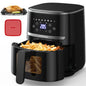 5 Quart Digital Display Air Fryer Toaster Oven Combo, with 8 Cooking Presets Oil less Cooker