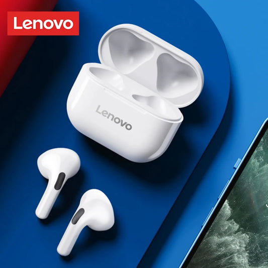 Original Lenovo LP40 Wireless Bluetooth Earbud with Controls & Long Standby hours.