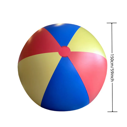 New Outdoor Gmaes Fun Toys Giant Outdoor Beach Ball Colorful PVC Inflatable Ball for Beach and Backyard pool Family Activities