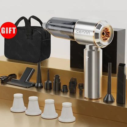 CENRR 998000PA Car Vacuum Cleaner, Strong Suction Cordless Wireless Cleaner. Handheld Portable Vacuum Cleaner