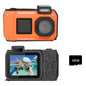 4K Underwater Camera. 33 FT Waterproof Camera With Dual Screens Selfie 48MP Autofocus Digital Camera For Snorkeling