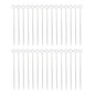 30Pcs Strong Stainless Steel Bbq Skewers. Smooth Edges Turkey Fixing Skewers for Safe Grilling Experience