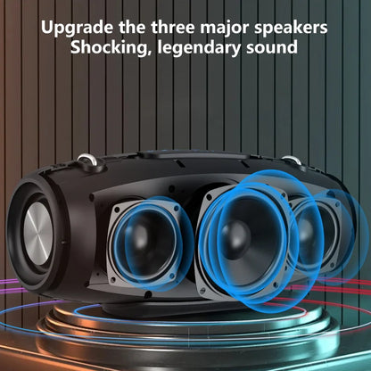 Zealot S67 Wireless Speaker With Shoulder Strap, Outdoor, Waterproof, Portable Speaker with Loud Stereo and Booming Bass, 40Hrs Playtime