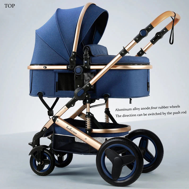 Newborn 2 In 1 Baby Stroller,Luxury high landscape baby carriage,Folding pram,travel Pushchair,baby trolley car,baby strollers